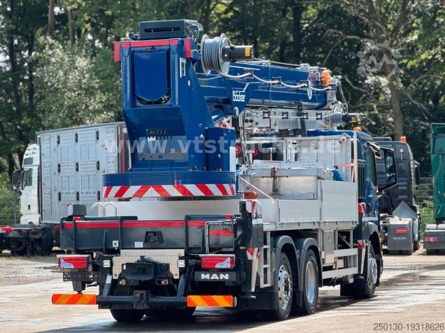 Truck mounted crane MAN TGM 26.320 BL 6x2 Böcker AK 46/6000 + JIB Kran
