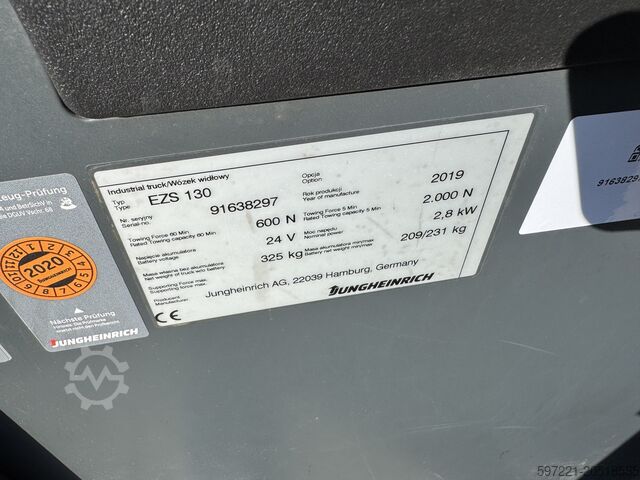 Vehicule de remorcare Jungheinrich EZS130 Li-Ion