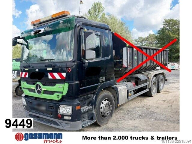 Kamyon şasisi Mercedes-Benz Actros 2641 6x4, Manual, Full Steel