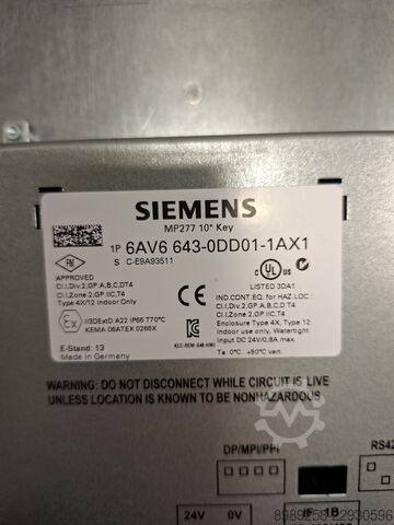 操作パネル SIMATIC Siemens AV6643-0DD01-1AX1
