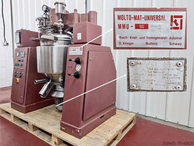 Krieger MMU 100 – Pengadun vakum Krieger Molto Mat Universal 100 (MMU 100)