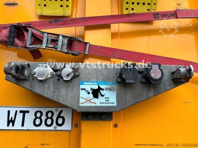 Working platform semitrailer Wiese SAH 3-36 Plateau-Auflieger inkl. Rungen