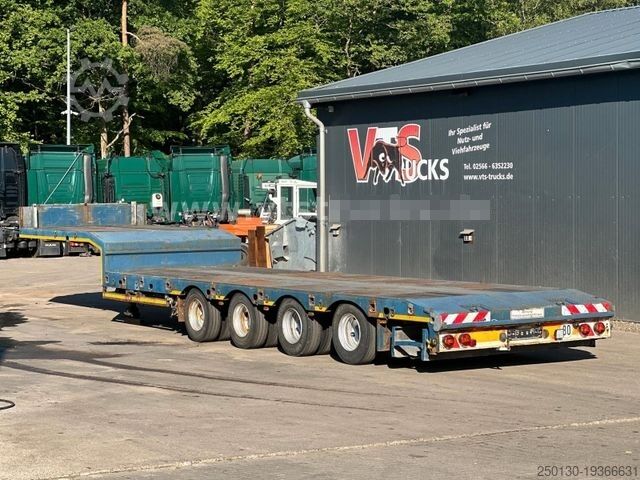 Semirremolque de plataforma baja BROSHUIS Novatrail NT0 4.Achs Tieflader, Ausziehbar 50 t.