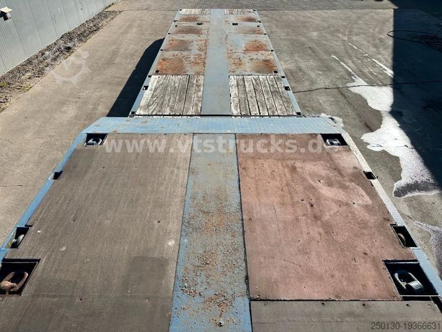 Semirremolque de plataforma baja BROSHUIS Novatrail NT0 4.Achs Tieflader, Ausziehbar 50 t.