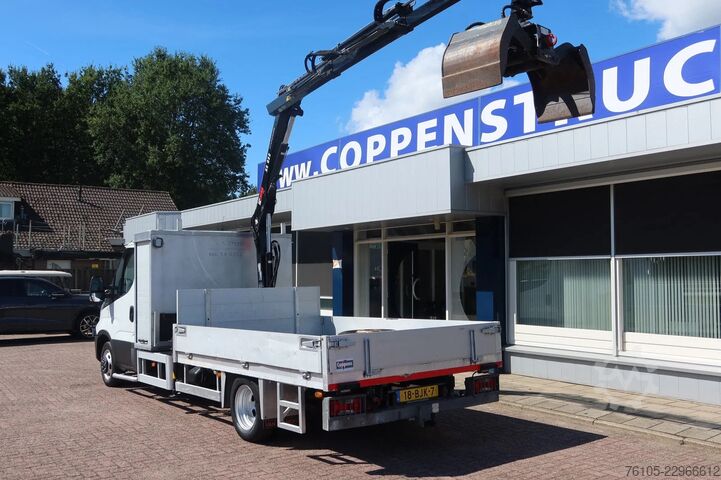 Nosturiauto Iveco 50C15 Openbak+ Kraan Hiab