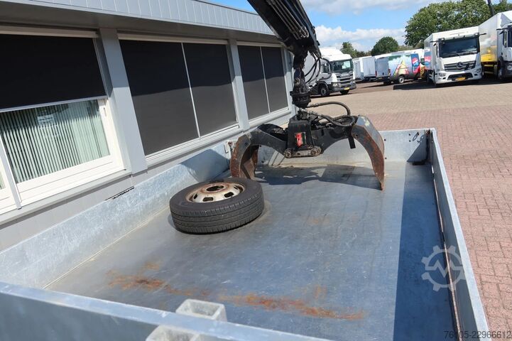 Nosturiauto Iveco 50C15 Openbak+ Kraan Hiab