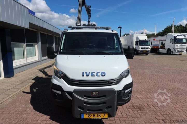Nosturiauto Iveco 50C15 Openbak+ Kraan Hiab