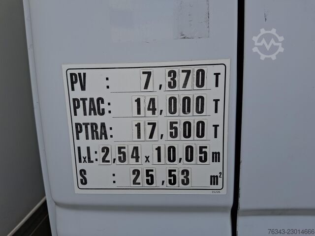 Camion caisson Iveco EUROCARGO ML 140E191P - E6