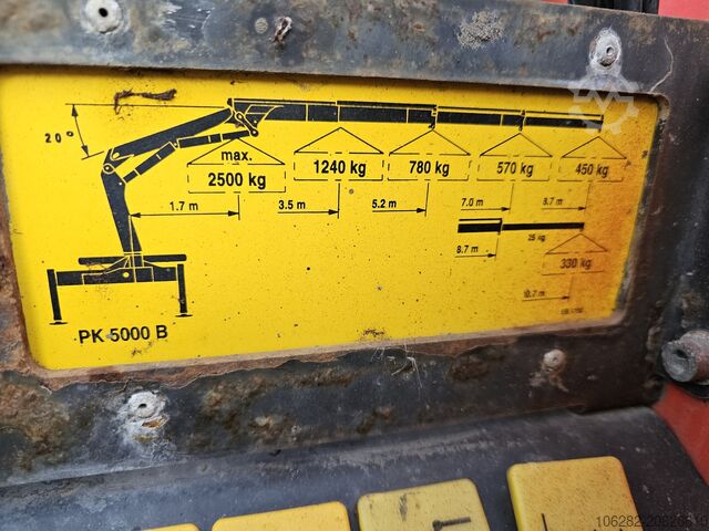 Ravni kamioni Mercedes-Benz 817/42AT7 Palfinger PK 5000 B Werkstatt