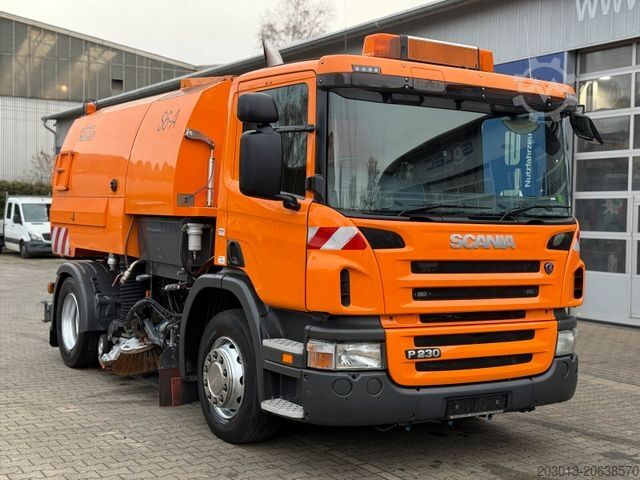 Road sweeper SCANIA P230 Kehrmaschine Johnston VT605- 6 M³
