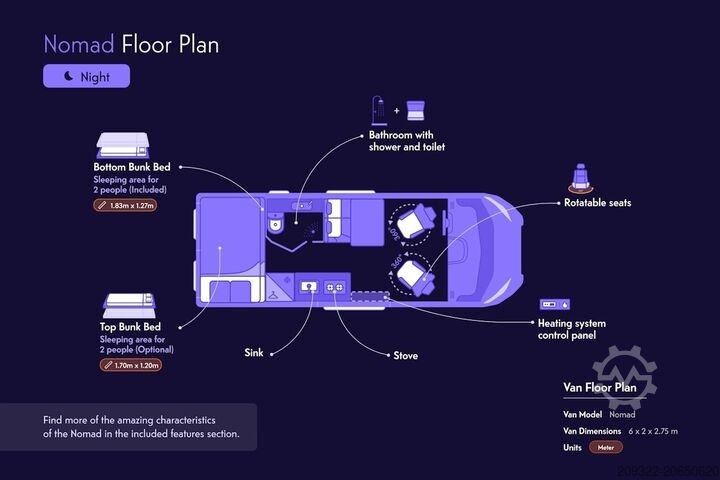 キャラバン/キャンピングカー Fiat Weinsberg Carabus 600 K | 4 Posti Letto | Completamente Attrezzato