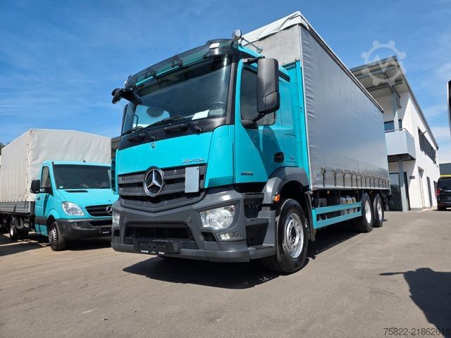 Xe tải thùng bạt sàn phẳng MERCEDES-BENZ Antos 2536 / Schiebe Plane / WENIG KM