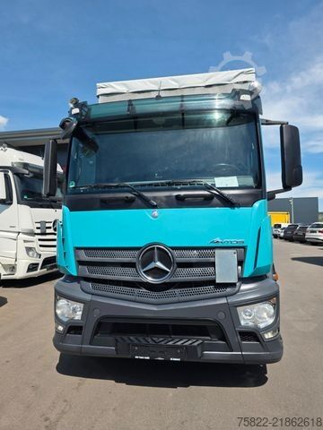 Xe tải thùng bạt sàn phẳng MERCEDES-BENZ Antos 2536 / Schiebe Plane / WENIG KM