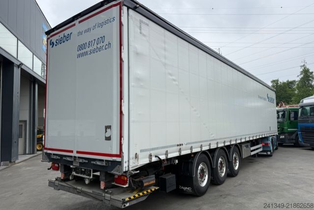 Open semitrailer with tarp  Andere Marke | Zahnd 3A