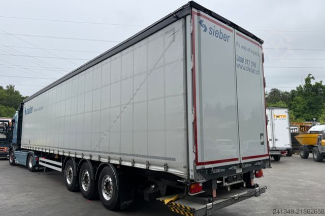 Open semitrailer with tarp  Andere Marke | Zahnd 3A