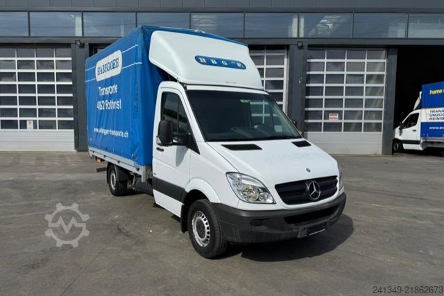Curtain sider van MERCEDES-BENZ Sprinter 313 CDI Hebebühne