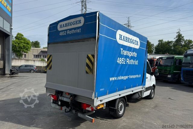 Curtain sider van MERCEDES-BENZ Sprinter 313 CDI Hebebühne