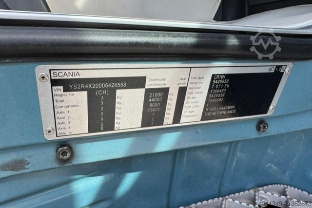 Standard tractor unit SCANIA R520 V8 4x2