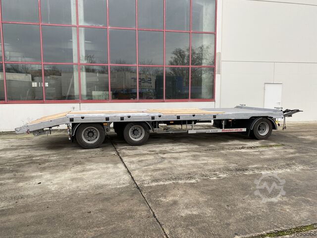 低床トレーラー Möslein T 3-P9,2 OR  3 Achs Tieflader gerader Ladefläche 9 m, Neufahrzeug