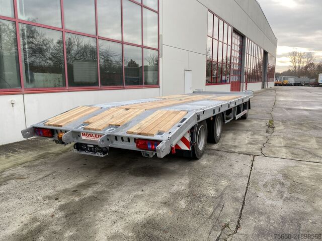 低床トレーラー Möslein T 3-P9,2 OR  3 Achs Tieflader gerader Ladefläche 9 m, Neufahrzeug