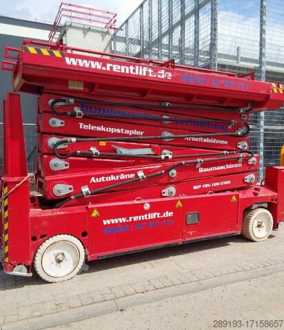 Nożycowe platformy robocze PB Lifttechnik S 195-12 ES Elektro 19,60m