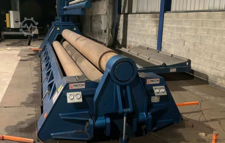Plate rolling machine FACCIN 4HEL 6500 x 7/5 mm CNC