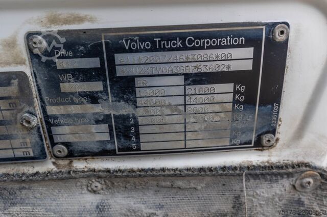 SZM סטנדרטי VOLVO FMX GLOB 460+HYDR