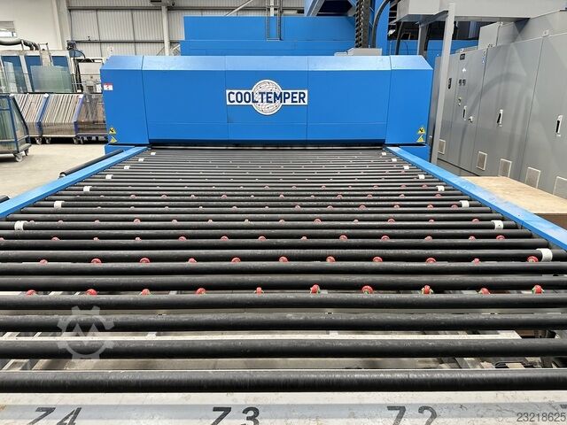 Forno de têmpera de vidro plano por convecção CoolTemper PowerJet TCF-GTH-96.144-PJ4