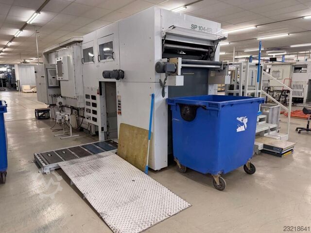 Plegadora encoladora Bobst Autoplatine SP 104 ER