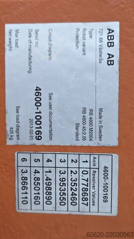 Промышленный робот ABB IRB 4600-45/2.05 ABB IRB 4600-45/2.05 Type C