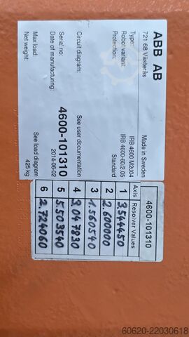 Industrijski robot ABB IRB 4600-60/2.05 ABB IRB 4600-60/2.05 Type C