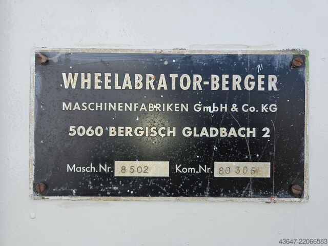 Tumblast mašina za peskarenje Wheelabrator Wheelabrator 8502