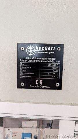 Centre d’usinage horizontal starrag Heckert CWK 400 D