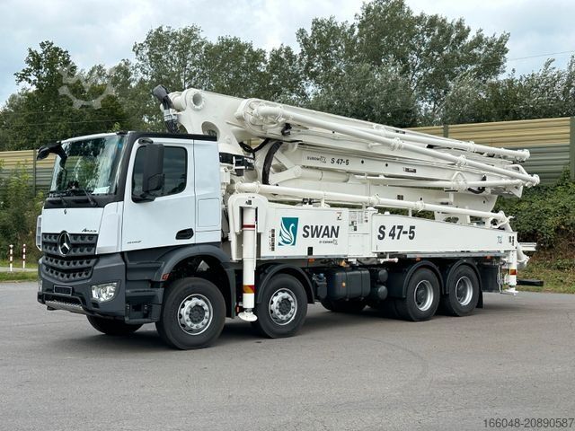 Betonpumpebil MERCEDES-BENZ Arocs 5 4142 8x4 SWAN TSP 47-5 160RZ ( 47m )