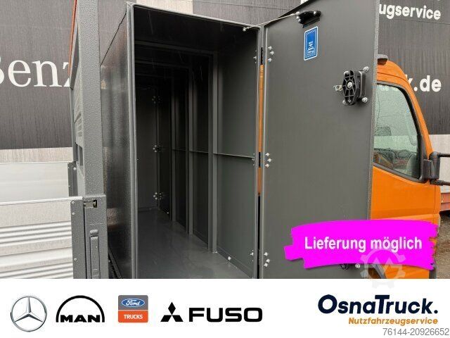 Tipper van FUSO 3C15 Hinterkipper + Box Klima,AHK 3,5t,Diff.-Sp.