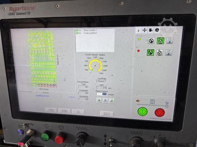 Máquina de corte por plasma HPM GV 60 20