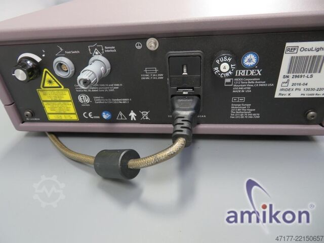 带标准脚踏开关的激光系统 Iridex OcuLight SLx mit Endosonde