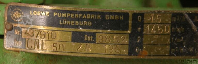 কেন্দ্রাতিগ পাম্প LOEWE CNL50/R195