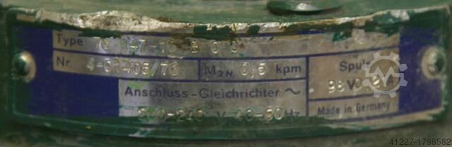 Getriebemotor 0,37 kW 100 U/min BAUER D77R