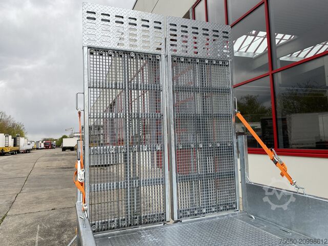 Remorcă cu platformă joasă Möslein TT 11-E6x2 hydr. Rampen  Tieflader für Fräsen breiten hydraulischen Rampen, Neu