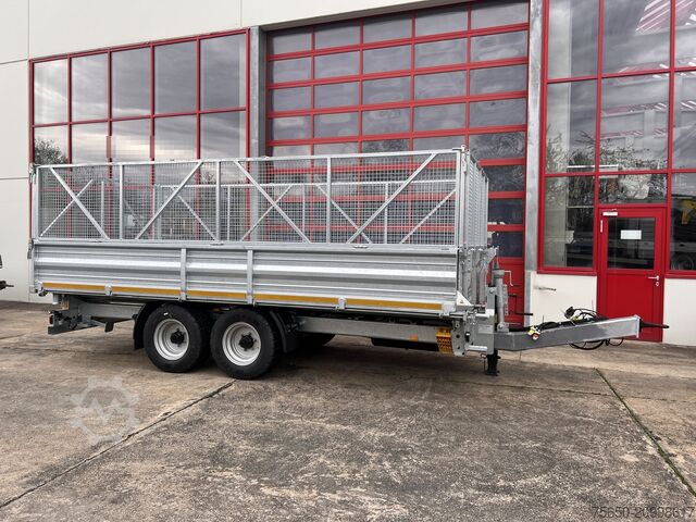 Remorcă basculantă Möslein TTD 11 Breite Reifen  5,70 lang  Kipper Tieflader, Breite Reifen, 5,70 m lang-- Neufahrzeug --