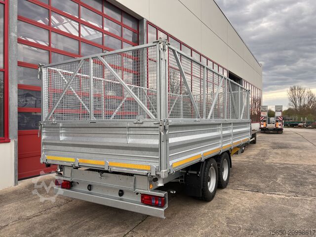 Remorcă basculantă Möslein TTD 11 Breite Reifen  5,70 lang  Kipper Tieflader, Breite Reifen, 5,70 m lang-- Neufahrzeug --