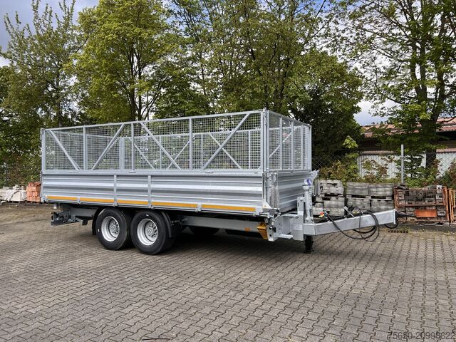 Remorcă basculantă Möslein TTD 14  5,70 m  14 t Tandem- Kipper Tieflader 5,70 m lang, Breite Reifen-- Neufahrzeug --