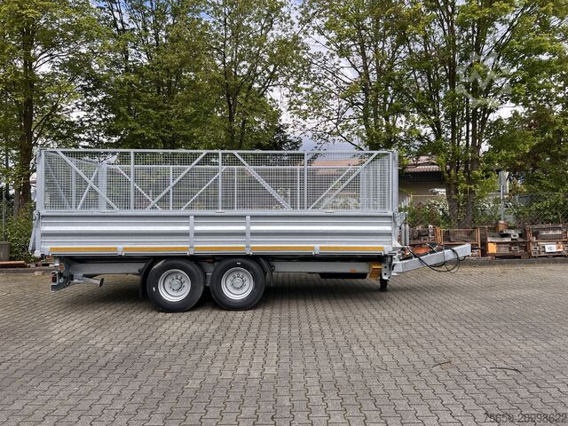 Remorcă basculantă Möslein TTD 14  5,70 m  14 t Tandem- Kipper Tieflader 5,70 m lang, Breite Reifen-- Neufahrzeug --