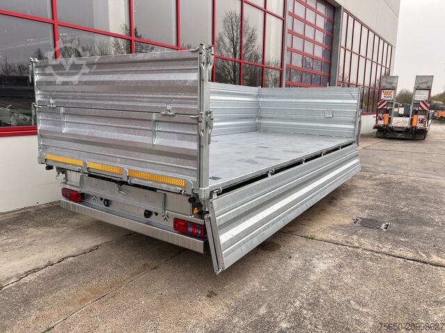 Remorcă basculantă Möslein TTD 19 AB  19 t Tandem 3 Seiten Kipper TiefladerAufsatzbordwänden-- Neufahrzeug --