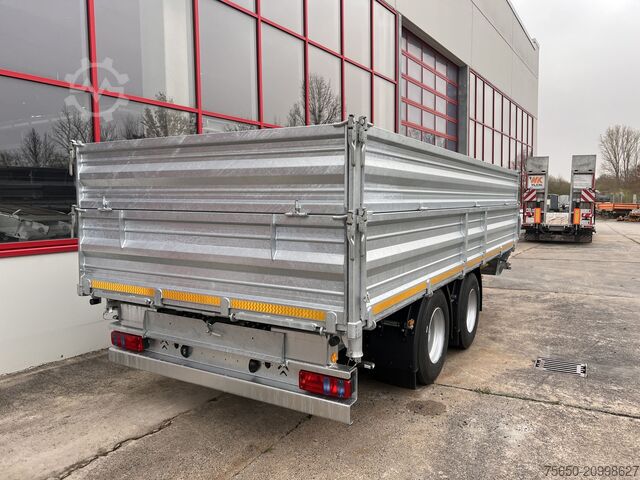 Remorcă basculantă Möslein TTD 19 AB  19 t Tandem 3 Seiten Kipper TiefladerAufsatzbordwänden-- Neufahrzeug --