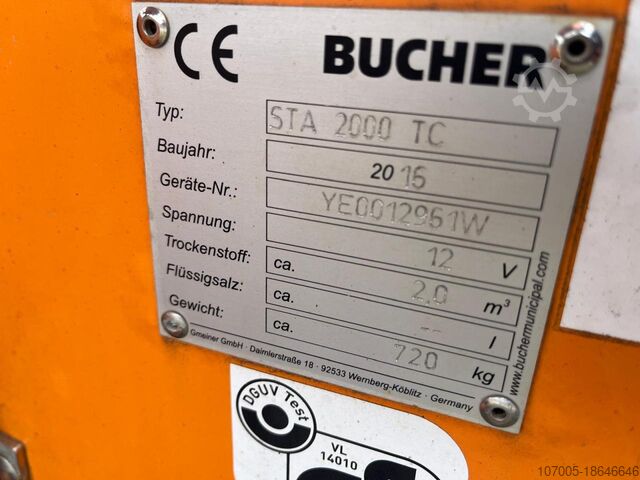 Otros Bucher Gmeiner Streuer STA 2000 TC