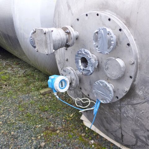 11100 liter wadah dari baja tahan karat V4A / dibuat sesuai DIN6618 Gross Apparatebau 9011