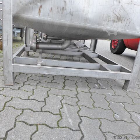 1000 literes, élelmiszeripari V2A tartály  9002