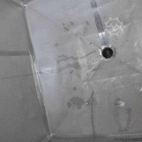 1000 literes, élelmiszeripari V2A tartály  9002